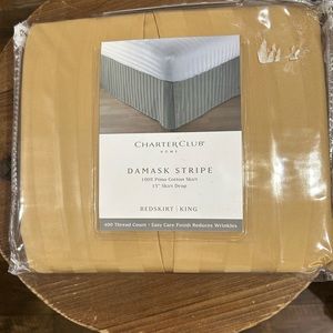 NWT Charter Club King Bedskirt